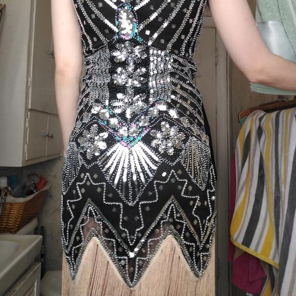 Sequin Flapper Dress - Picture 5 of 6